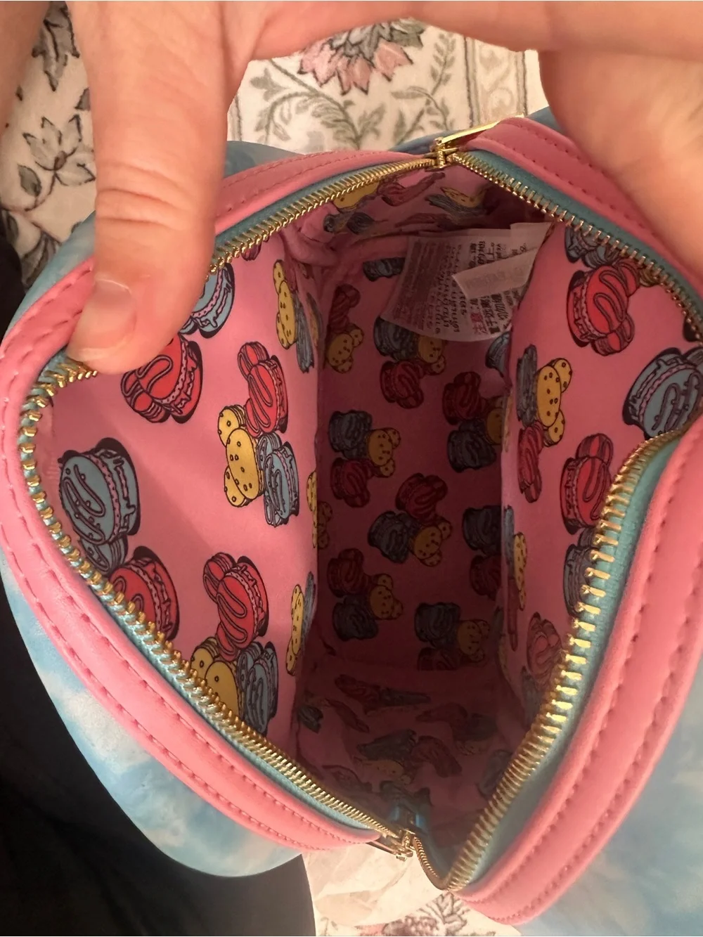 Disney Parks Loungefly Disney Eats Mickey Mouse Macaron Mini Backpack Tie Dye